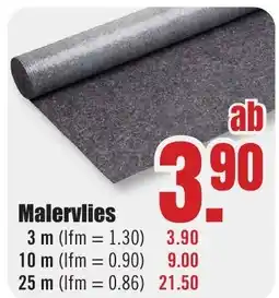 B1 Discount Baumarkt Malervlies Angebot