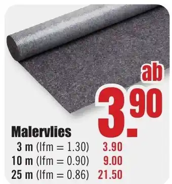 B1 Discount Baumarkt Malervlies Angebot