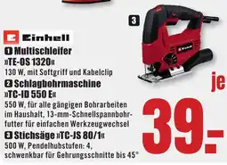 B1 Discount Baumarkt Einhell Stichsäge >>TC-JS 80/1<< Angebot