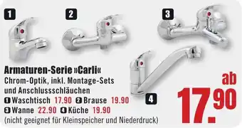 B1 Discount Baumarkt Armaturen-Serie >> Carli<< Angebot