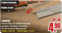 B1 Discount Baumarkt Laminat Angebot
