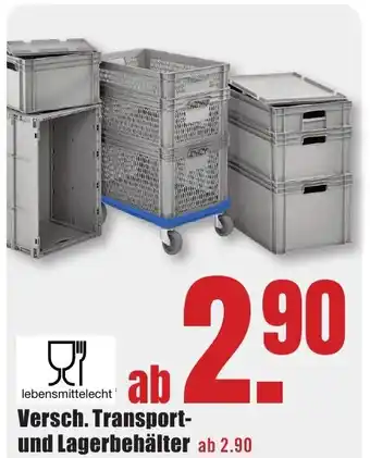 B1 Discount Baumarkt Versch. Transport- und Lagerbehälter Angebot