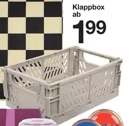 Zeeman Klappbox Angebot