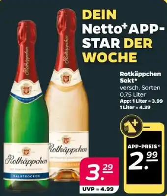 NETTO Rotkäppchen Sekt Angebot