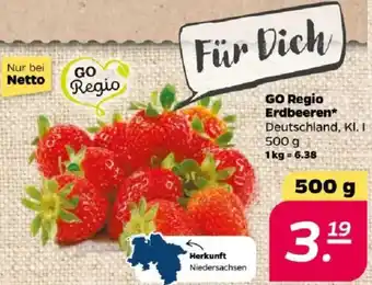 NETTO GO Regio Erdbeeren Angebot
