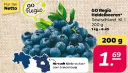 NETTO GO Regio Heidelbeeren Angebot