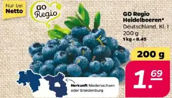 NETTO GO Regio Heidelbeeren Angebot