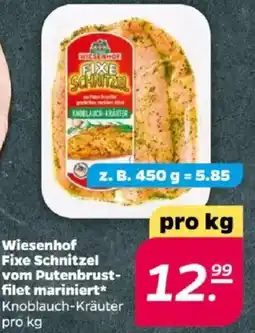 NETTO Wiesenhof Fixe Schnitzel vom Putenbrustfilet mariniert Angebot