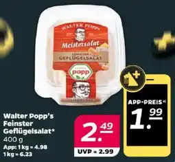 NETTO Walter Popp's Feinster Geflügelsalat Angebot
