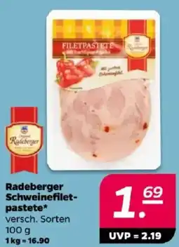 NETTO Radeberger Schweinefiletpastete Angebot