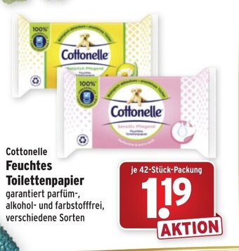 Wasgau Cottonelle Feuchtes Toilettenpapier Angebot