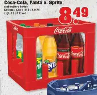 trinkgut Coca-cola, Fanta o Sprite Angebot