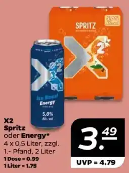 NETTO X2 Spritz oder Energy Angebot