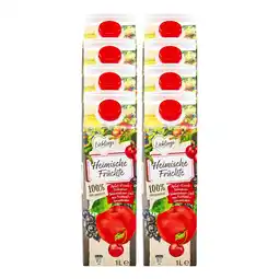 Netto Marken-Discount Lieblings Heimische Früchte Apfel-Kirsch-Johannisbeer 1 Liter, 8er Pack Angebot