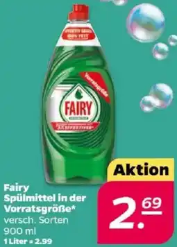 NETTO Fairy Spülmittel in der Vorratsgröße Angebot