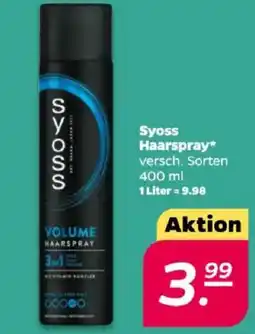 NETTO Syoss Haarspray Angebot