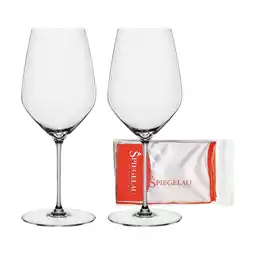 Netto Marken-Discount Spiegelau Bordeauxgläser + Poliertuch Hi-Lite 650 ml 2er Set Angebot