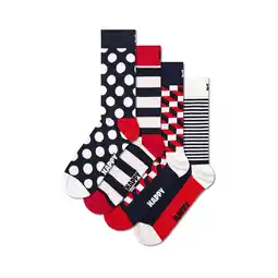 Netto Marken-Discount Happy Socks Strümpfe CLASSIC NAVY Socken 4er Pack Angebot