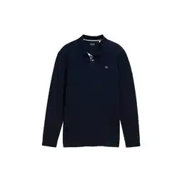 Netto Marken-Discount Tom Tailor Poloshirt Langarmshirt mit Polokragen Angebot
