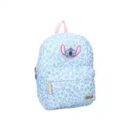 Netto Marken-Discount Disney Stitch Rucksack Kinder Blooming Bags Schulrucksack Lila Blumenm Angebot