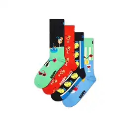 Netto Marken-Discount Happy Socks Strümpfe FANCY DINNER Socken 4er Pack Angebot