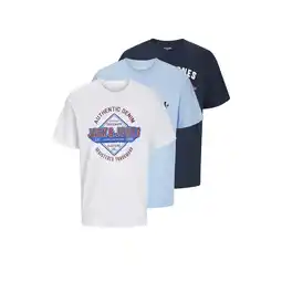 Netto Marken-Discount Jack & Jones T-Shirt LOGO Kurzarmshirt 3er Pack Angebot
