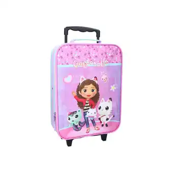 Netto Marken-Discount Gabby’s Dollhouse Trolley Kinder Rollkoffer Mädchen Reise Koffer Lila Angebot