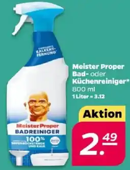 NETTO Meister Proper Bad- oder Küchenreiniger Angebot