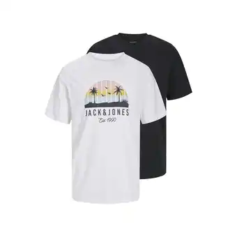 Netto Marken-Discount Jack & Jones T-Shirt PALM Kurzarmshirt 2er Pack Angebot