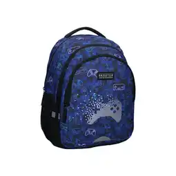 Netto Marken-Discount Skooter Schulrucksack Jungen – Gamer Rucksack mit Game-Motiv & 2 Front Angebot