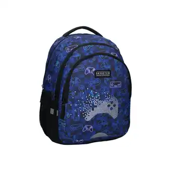 Netto Marken-Discount Skooter Schulrucksack Jungen – Gamer Rucksack mit Game-Motiv & 2 Front Angebot