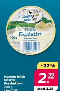 NETTO Hemme Milch Frische Fassbutter Angebot