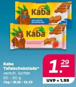 NETTO Kaba Tafelschokolade Angebot