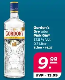NETTO Gordon's Dry oder Pink Gin Angebot