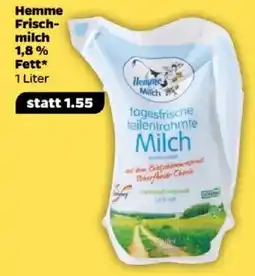 NETTO Hemme Frischmilch 1,8 % Fett Angebot