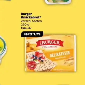 NETTO Burger Knäckebrot Angebot