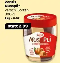 NETTO Zentis Nusspli Angebot