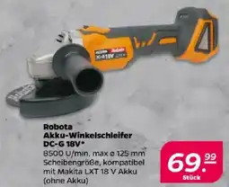 NETTO Robota Akku-Winkelschleifer DC-G 18V Angebot