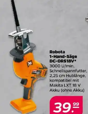 NETTO Robota 1-Hand-Säge DC-ORS18V Angebot