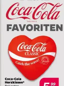 NETTO Coca-Cola Herzkissen Angebot