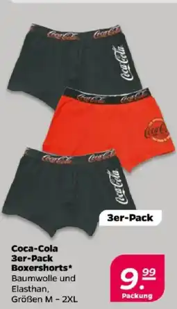 NETTO Coca-Cola 3er-Pack Boxershorts Angebot