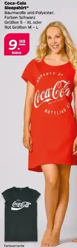 NETTO Coca-Cola Sleepshirt Angebot