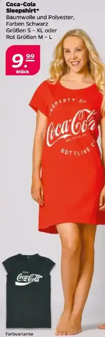NETTO Coca-Cola Sleepshirt Angebot