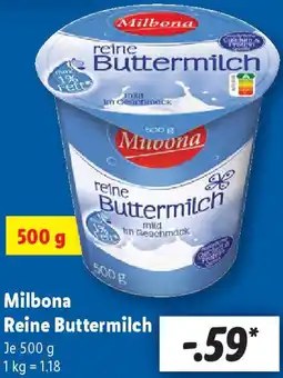 Lidl Milbona Reine Buttermilch Angebot