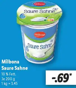 Lidl Milbona Saure Sahne Angebot