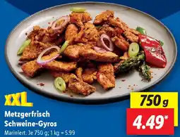Lidl Metzgerfrisch Schweine-Gyros Angebot
