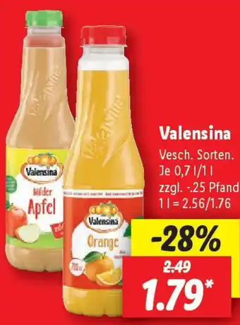 Lidl Valensina Angebot