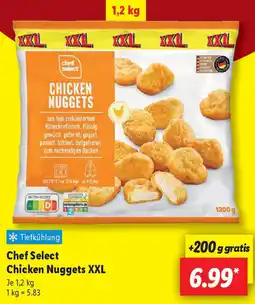 Lidl Chef Select Chicken Nuggets XXL Angebot
