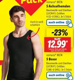Lidl esmara MEN 5 Achselhemden Angebot