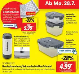Lidl SILVERCREST Handvakuumierer/Vakuumierbehälter/-beutel Angebot
